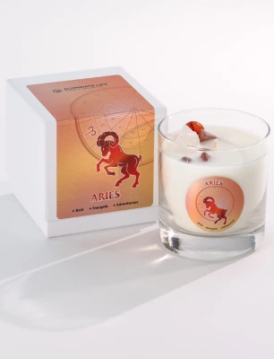 Olfactif CANDLES-ARIES / MULTI Candles Duo Aries & Cancer Waxed